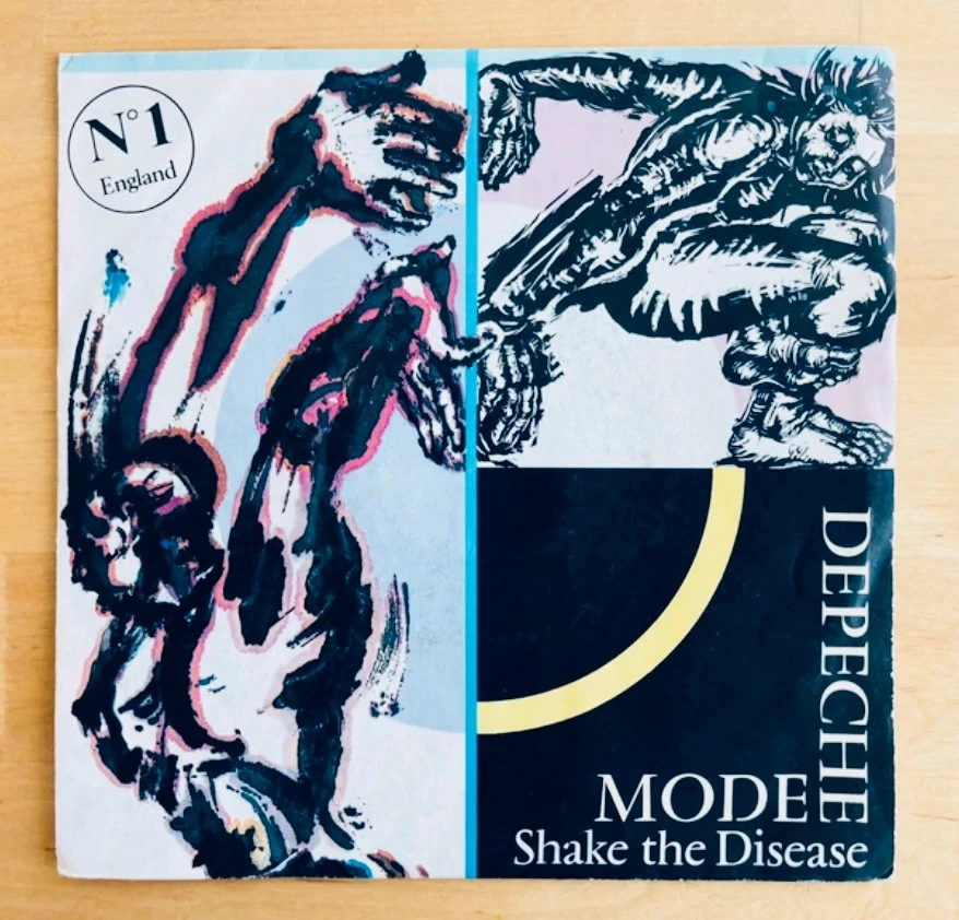 Disque vinyle 45t Depeche Mode Shake the disease.